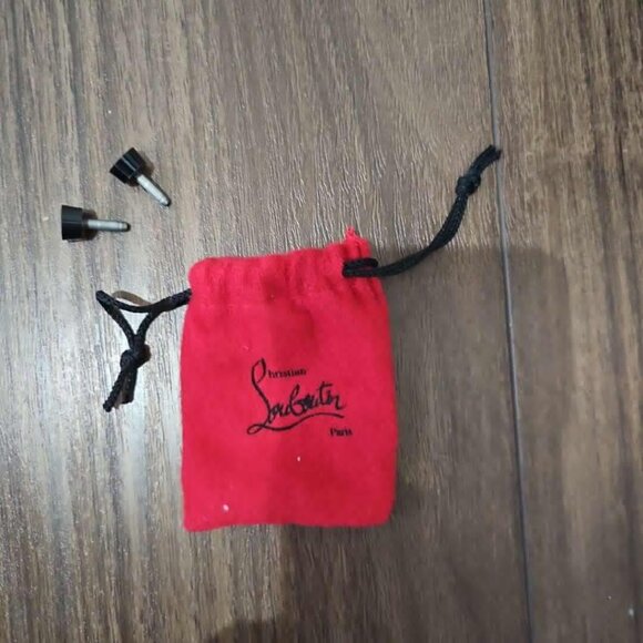 Christian Louboutin Sharpeta D'Orsay Black Leather Pumps - Picture 16 of 16